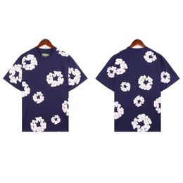 Summer Ready Tears shirt shorts Mens Denim T-Shirts Designer Haruku Gothic Printing Cotton Women Tshirt Short Sleeve Tops