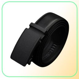 COWATHER Men039s Belt Automatic Ratchet Buckle with Cow Genuine Leather Belts for Men cinto Wide 110130cm length3838705