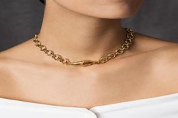 Chains Hold Hands Necklace Fashion Style Magnets Clavicle Chain1331581