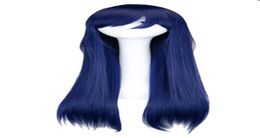 Long Straight Cosplay Wig Black Purple Pink Blue Sliver Grey Blonde White Orange Brown 80 Cm Synthetic Hair Wigs1088402