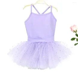 Stage Wear Girls Ballet Dress Ballerina Sparkled Dancewear Costume Good For Birthday Gift