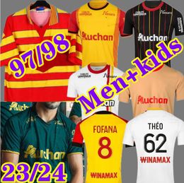 97/98 RC Lens Sainte Barbe soccer jerseys 23 24 OPENDA FULGINI SOTOCA FOFANA DA COSTA maillot de foot KAKUTA Gradit FRANKOWSKI MACHADO football Shirts Men kids