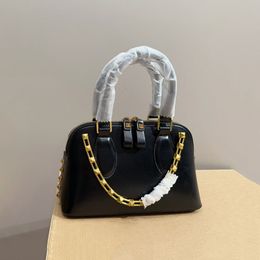 Shell Chain Strap Bag Rivet Shoulder Handbag Purse Shopping Bags Crossbody Hobo Genuine Leather Handbags Bag Flip Underarm Women Wallet Adjustable