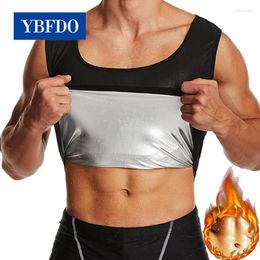 Women's Shapers YBFDO Men Sauna Shaper Vest Thermo Sweat Shapewear Tummy Control Slimming Tank Top Gym Fitness Workout Corset Shirt Fat