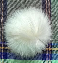 sell white colour 1315cm size fake fur ball accessories for decoration artificial PomPom balls 50pcsset express delivery4522234