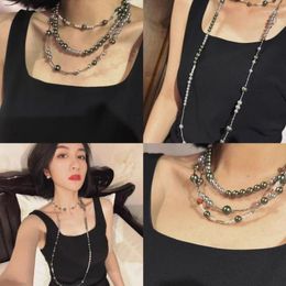 Choker Natural Deep Sea Shell Pearl And Mix Match Long Sweater Chain Simple Fashion Multiple Wearing Methods