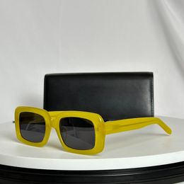 534 Sunrise Sunglasses in Yellow Acetate Women Mens Sunnies Gafas de sol Designer Sunglasses Shades Occhiali da sole UV400 Protection Eyewear