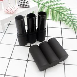 Bottle 20pcs Black Matte Plastic Lipstick Empty Tube 12.1mm Calibre Cosmetic Lip stick Packaging Containergood qty