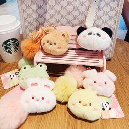 Exquisite Mini animal doll lovely men women plush toy doll pendant Keychain beautiful cute bag ornaments