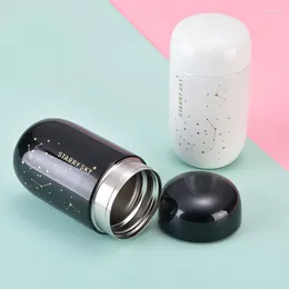 Water Bottles Creative Mini Cute Insulation Starry Sky Pocket Cup Personalized Portable Stainless Steel Vacuum