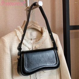 Evening Bags Women Leather Handbag Versatile Crossbody Purse Adjustable Strap Clutch Armpit Bag Satchel Hobo Girl Stylish