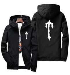 Men039s Jackets Hooded London Print Custom Made Solid Colour Men Zipper Hoodie Jacket British Style Fashion Man Sportsw9620380