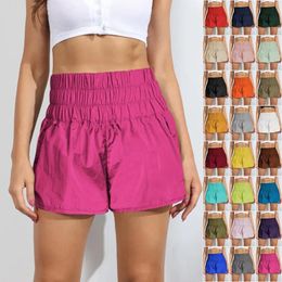 Outfit lu Women Sports Yoga Shorts Outfits High Waist Sportswear Fitness Wear Short Hot Pants Girls Running Elastic Quickdrying GKDB