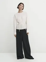 Women's Blouses Texture Aesthetics Pleated Design With Minimalist Commuting Style White Shirt Top Spring/Summer 2024