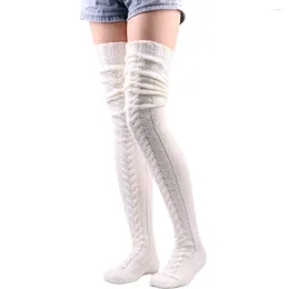 Women Socks Stay Stylish With Cable Knit Thigh High Over Knee Stockings For Soft And Warm Perfect Winter Fashion