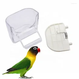 Other Bird Supplies 40 PCs Parrot Splash-proof Feeder Bowl Cage