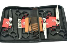70Inch Professional Pet Grooming Scissors Set Pet Fur Clippers Dog Shears Straight Thinning Curved Scissors6948234