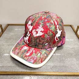 Red printing High quality Desingers Baseball Cap Classic Animal Summer men and women Leisure Design sun Hat Fashion Outdoor beach party Breathable Mesh Ball cap