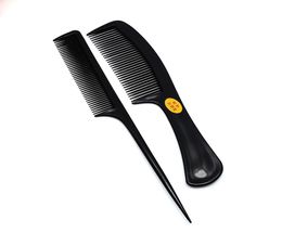 2 Pcs Hair Combs Antistatic Carbon Hair Combs High Quality Pro Styling Tools Hairdressing Care Barbers Handle Brush8094393