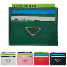 Purses card wallet Triangle Card Holders pocket Organiser Luxury Designer Vintage Women Key Wallets mens Leather Coin Purses passport hol