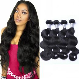 Wefts Body Wave Bundles 3 4pcs Mongolian Non Remy Human Hair Extensions for Black Women 826 inch