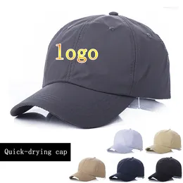 Ball Caps Customization Quick Dry Waterproof Sports Snapback Cap Outdoors Thin Street Hip Hop Men's Unisex Space Baseball Hats