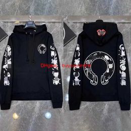 Men's Hoodies Sweatshirts Designer Womens Chrome Winter Heart Hoodie Ch Long Sleeve Jacket Coat Hooded Hoody Man Chromees Hearts Zip Up 2J5S