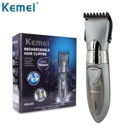 Trimmer Kemei Trimmer 6 in 1 Hair Clipper for Men Rechargeable Haircut Hine Mower Professional Wireless Hairdresser's Scissors