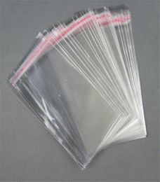 Clear white Resealable Cell phone OPP Poly Bags Transparent Opp Bag Packing Plastic Bags Self Adhesive Seal 46cm 610cm1420cm1618783