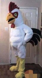 Costumes support customization white rooster cock mascot costume free shipping