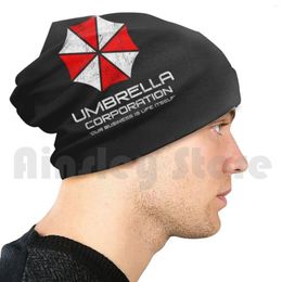 Berets Copy Of Umbrella Corporation Beanies Knit Hat Hip Hop Corps Biohazard 2