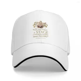 Ball Caps Shakespeare As You Like It Stage Quote Baseball Cap Foam Party Hats Man Women's