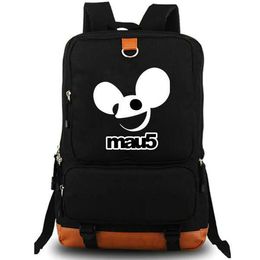 Mau5 backpack Deadmau5 daypack Top DJ Mau 5 school bag Music Print rucksack Leisure schoolbag Laptop day pack