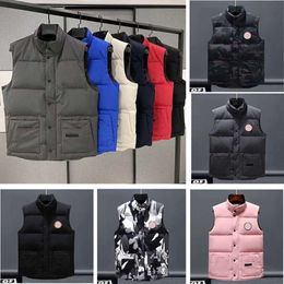 Gilet da uomo Designer Piumino da uomo Piumino Parka Classico senza maniche con stemma Giacca superiore Quattro stagioni Felpa con applicazioni casual con bottoni unisex