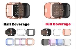 Versa2 Ultrathin Soft TPU Protector Case Cover Clear Protective Shell For Fitbit Versa 2 Band Smart Watch Screen Protector3556741