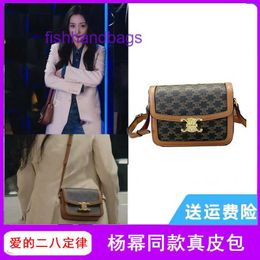 Top original Cellins's tote bags wholesale The Laws of Love Same Style Bag Womens 2024 New Fashion Box Tofu With Real Logo