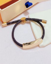 Handmade knots handmades rope unisex bracelet man women Luxury designer Jewellery adjustable Bracelets with BOX7145468