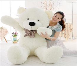 GIANT White Teddy Bear Big Huge Stuffed Animal Soft Plush Toy Awsome Gift 47quot5084622