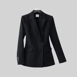 24-KHA /TE Corduroy Suit Coat for Women 2024 가을 /겨울 New Design Sense 캐주얼 복장 여성을위한 탑