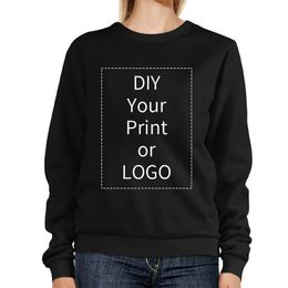 Your Own Design Brand Personalised Custom Sweatshirts Men Women Text DIY Hoodies Sweatshirt Casual Hoody Pullover Clothing 240103