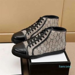 2023 Sneaker Embroidery Canvas Trainers High Low Top Platform Shoes Box