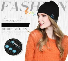 Bluetooth Music Headband Knits Sleeping Headwear Headphone Speaker Headset Wireless Smart Headphone Bluetooth Winter Earphone Hat 3712281