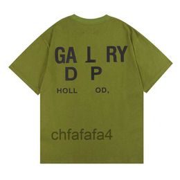 Men's T-shirts T-shirts Designer Galleryes Depts Shirt Alphabet Print Trendy Trend Basic Casual Fashion Loose Short T-shirt Half Sleeve Tees 4lc6c 4DKH 934S