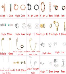 2021 new style 100 925 sterling silver bear fashion classic exquisite ladies earrings pierced jewelry manufacturer direct s7167313