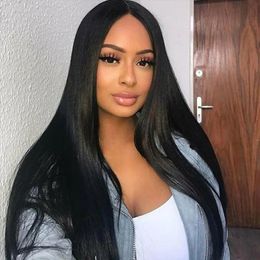 Wefts Ishow Brazilian Straight Virgin Hair Extensions 4 Pcs Human Hair Bundles with Closure 4x4 Lace Weave Wefts for Women Girls All Age