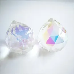 Chandelier Crystal 20mm 30mm 40mm 100pcs Mix Colour Faceted Lighting Balls Hanging Lamp Parts For Diy Suncatcher