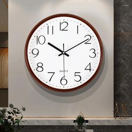 Wall Clocks Modern Clock Small Retro Round Bedroom Living Room Reloj De Decor