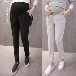 Capris Pregnant Women's Pants 2020 Spring and Autumn Thin Section Leggings Wear Summer Trousers Maternity Clothes Spring Pants