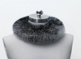 Real Fur Scarf Women Headband Scarves Neck Warmer Natural Fur Wrap Cape Shawl Poncho Snood Winter Warm Magnet8124799