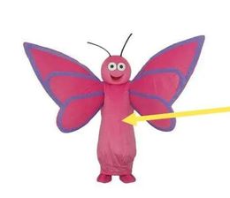 Costumes high quality Real Pictures butterfly mascot costume Adult Size factory direct free shipping